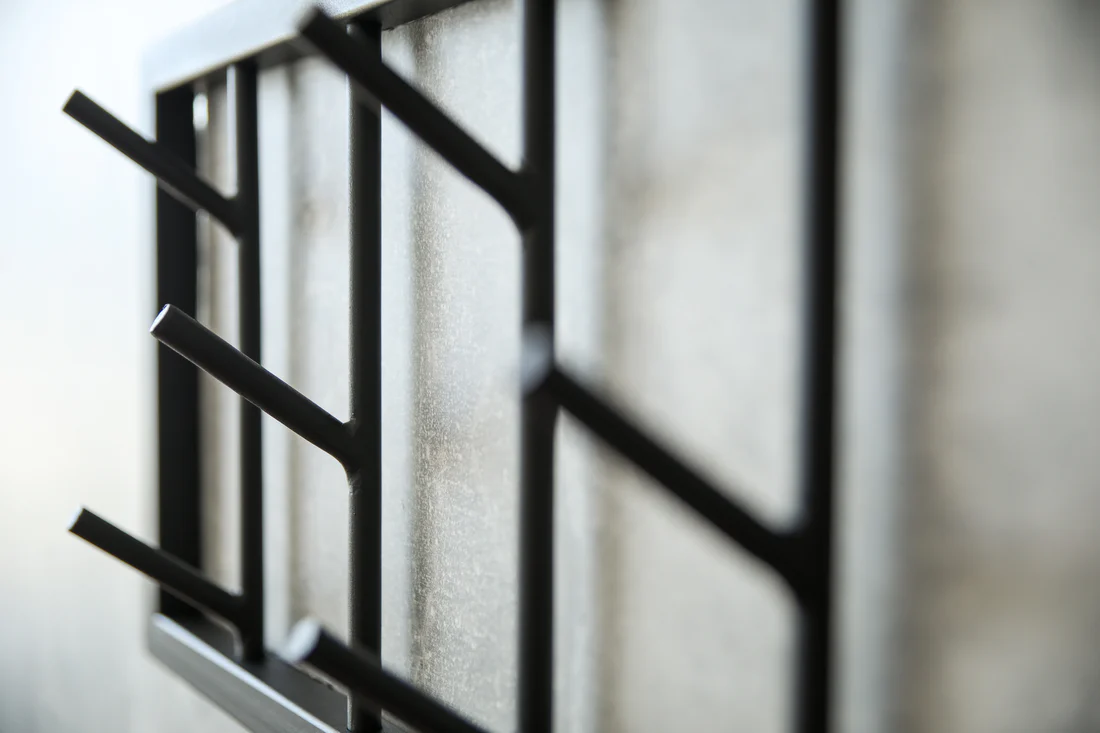 Metal Hanger With Hooks