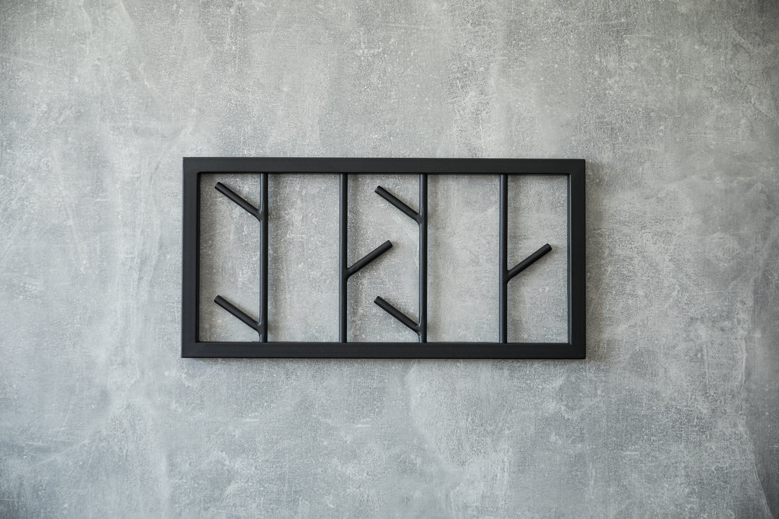 Metal Hanger With Hooks