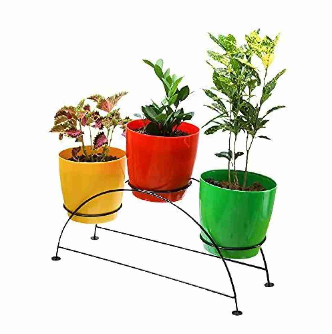 Metal 3 Pot Holder Planter Stand