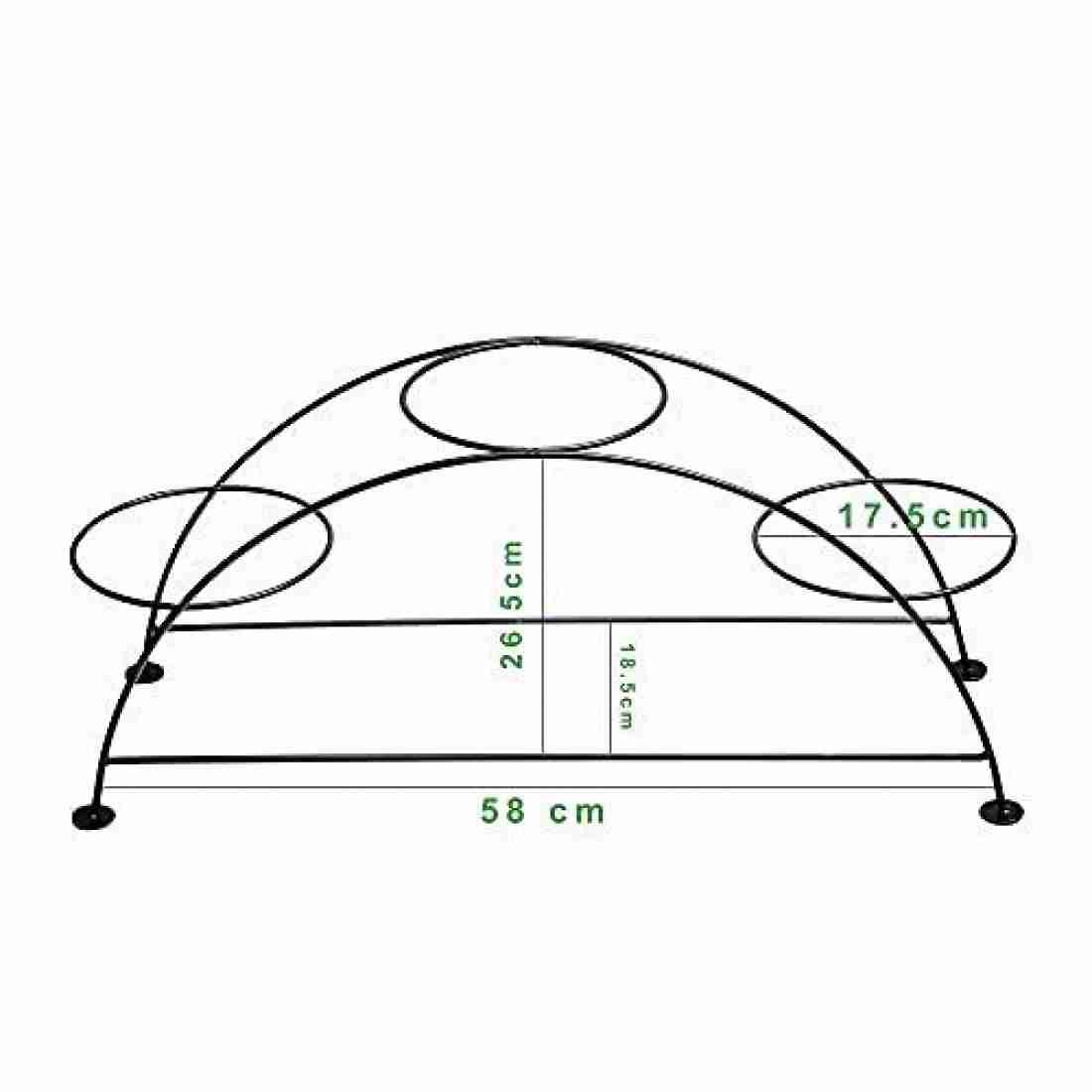 Metal 3 Pot Holder Planter Stand